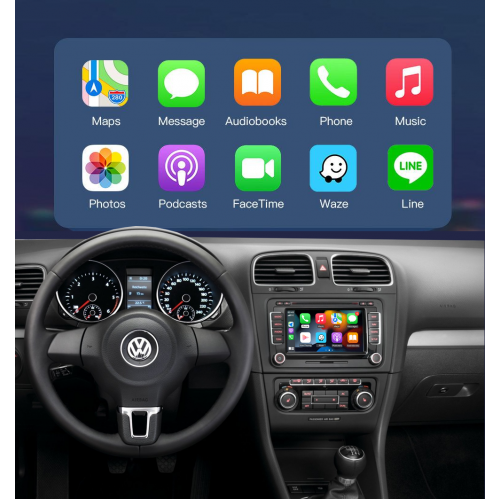 Беспроводной CarPlay та AndroidAuto для Volkswagen Golf Mk6  (2009–2013)
