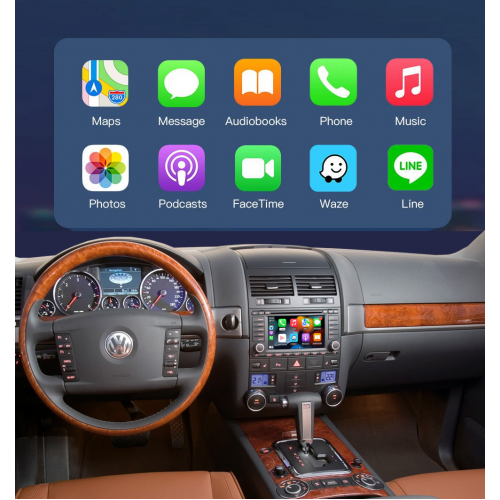 Беспроводной CarPlay та AndroidAuto для Volkswagen Touareg (2007–2010)