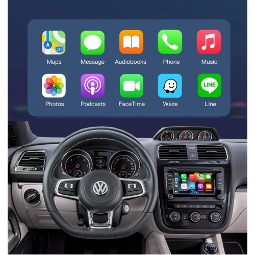 Беспроводной CarPlay та AndroidAuto для Volkswagen Scirocco (2008–2017) Беспроводной CarPlay та AndroidAuto для Volkswagen Scirocco (2008–2017)