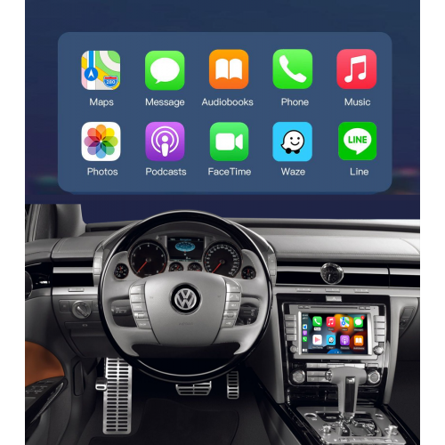 Беспроводной CarPlay та AndroidAuto для Volkswagen Phaeton (2010–2016) Беспроводной CarPlay та AndroidAuto для Volkswagen Phaeton (2010–2016)