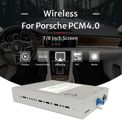 Беспроводной CarPlay та AndroidAuto для Porsche Cayman (2016) PCM4.0