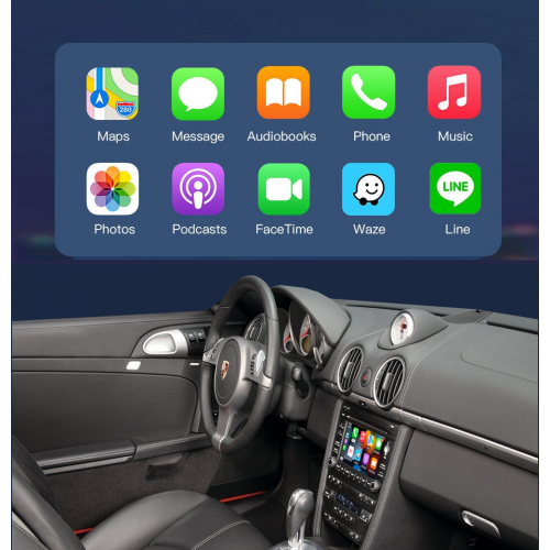Беспроводной CarPlay та AndroidAuto для Porsche Boxster (2009-2011) PCM3.0