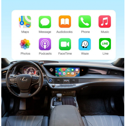 Беспроводной CarPlay и Android Auto для Lexus LS (2014-2019) Беспроводной CarPlay и Android Auto для Lexus LS (2014-2019)