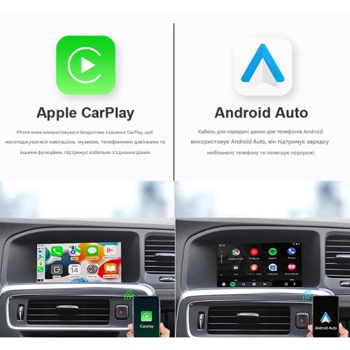 Беспроводной CarPlay та AndroidAuto для Volvo V40 (до 2014 року) Беспроводной CarPlay та AndroidAuto для Volvo V40 (до 2014 року)