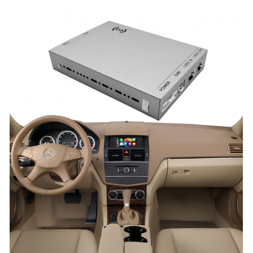 Беспроводной CarPlay и Android Auto для Mercedes-Benz C-Class 2009-2011 (система NTG 4.0)