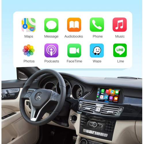 Беспроводной CarPlay та AndroidAuto для Mercedes-Benz CLS-Class W218 (2012-2015) (NTG 4.5 / 4.7 System)
