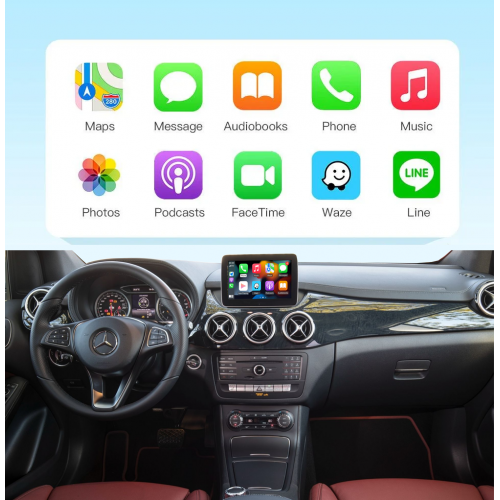 Беспроводной CarPlay та AndroidAuto для Mercedes-Benz B-Class W246 2015 (NTG 4.5 / 4.7 System)