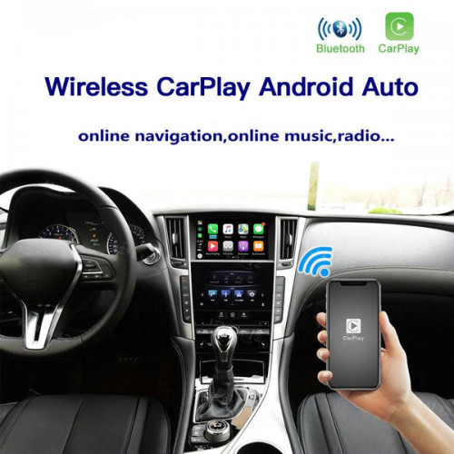 Беспроводной CarPlay та AndroidAuto для Infiniti Q50L 2011–2014 Беспроводной CarPlay та AndroidAuto для Infiniti Q50L 2011–2014