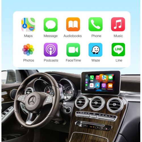 Беспроводной CarPlay та AndroidAuto для Mercedes-Benz GLC-Class, W253 (2016–2018) (NTG 5.0 / 5.1 System)