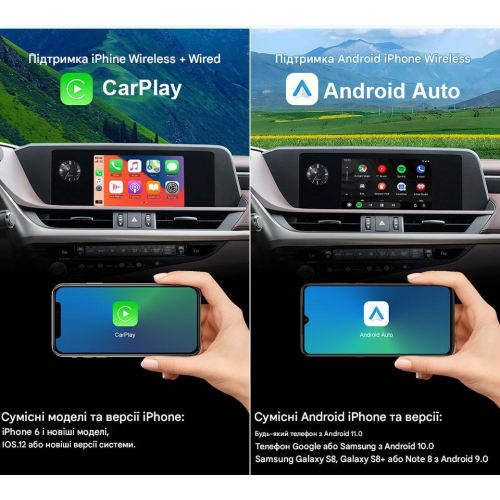 Беспроводной CarPlay и Android Auto для Lexus RC (2016-2019) Джойстик