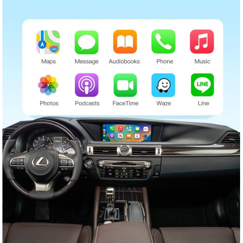 Беспроводной CarPlay и Android Auto для Lexus GS (2015-2019) Мала сенсорна панель