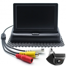 Автомобильный монитор GreenYi 4,3 дюймів  с камерой заднего вида AHD 818