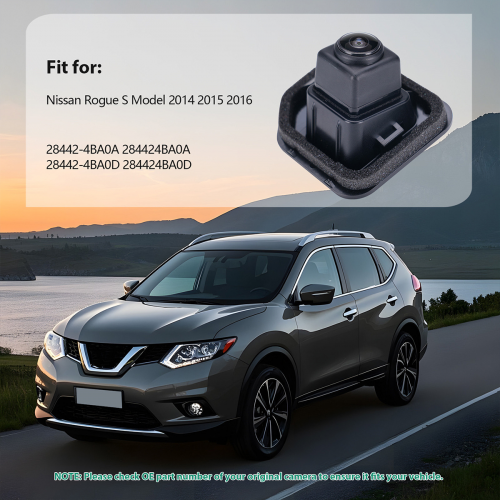 Камера заднего вида GreenYi 28442-4BA0A для Nissan Rogue 2014-2016