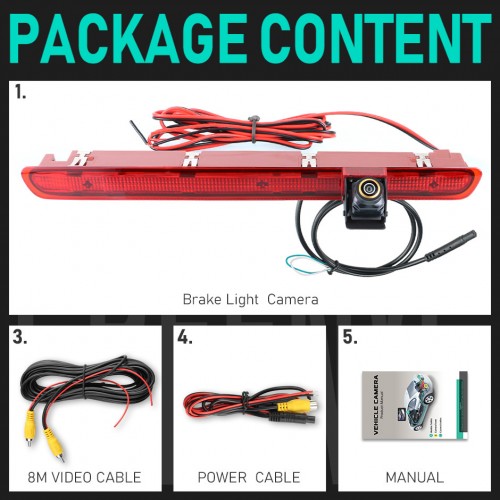 Камера заднего вида GreenYi AHD 331VWT6