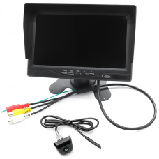 7-дюймовый AHD DVR IPS монитор с режимом разделенного экрана с камерой заднего вида