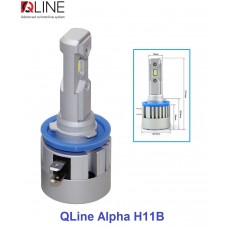 Лампи світлодіодні Qline Alpha H11B 6000K (2шт) Лампи світлодіодні Qline Alpha H11B 6000K (2шт)