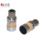 Габарити LED Qline 1156 (P21W) Amber CANBUS BA15S (2шт)