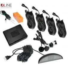Парктронік Qline ParkSense Smart 4 чорний