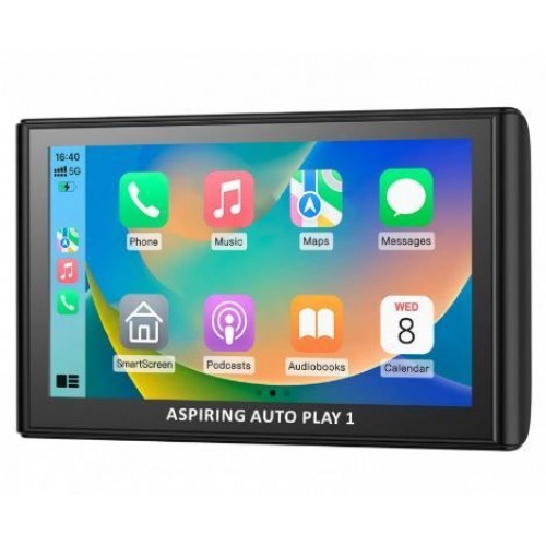 Монітор Aspiring Auto Play 1, Magnet, CarPlay, Android auto Монітор Aspiring Auto Play 1, Magnet, CarPlay, Android auto
