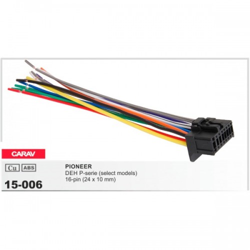 Разъём для магнитолы CARAV Pioneer (15-006) Разъём для магнитолы CARAV Pioneer (15-006)