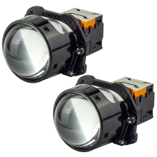 BiLED лінзи автомобільні DriveX BiLED Prisma 3.0" 56/62W 6K - модуль ближнього/дальнього світла