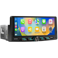 Автомобільний мультимедійний центр 1-Din 7" з бездротовим CarPlay та Android Auto - DriveX LNX-7100 1-Din 7" CarPlay 4x45W Linux Buttons