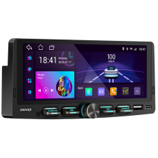 Автомобільний мультимедійний центр 1-Din 7" з бездротовим CarPlay та Android Auto - DriveX AND-7500 4xCores 2/32GB 4x45W  - Android 10.0