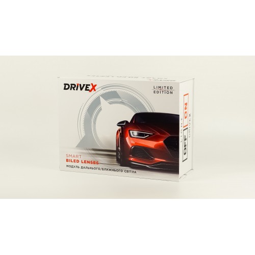 BiLED модуль основного світла DriveX BiLED ULTRA Blue 3.0" 65/78W 5.8K к-т.
