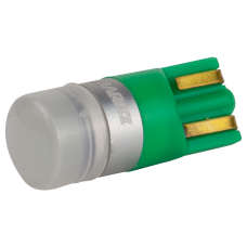 Світлодіоди в габаритні вогні. підсвітку номера та в салон  T10-201n Green 45Lm 3030-1 9-36V W5W base-10mm C