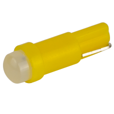 Світлодіоди в габаритні вогні. підсвітку номера та в салон  DriveX T5-205 Yellow 12V 0.2W 1Lm BA7S/W1.2W d-5mm C